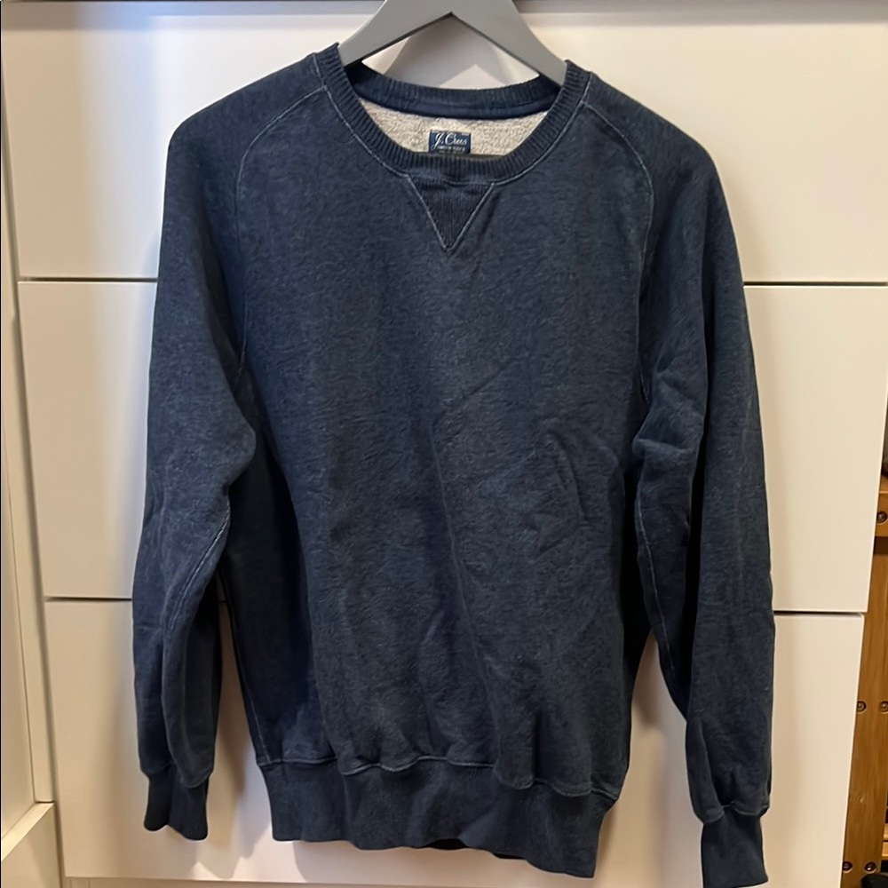 J. Crew Blue Crewneck Sweatshirt Timeless Design